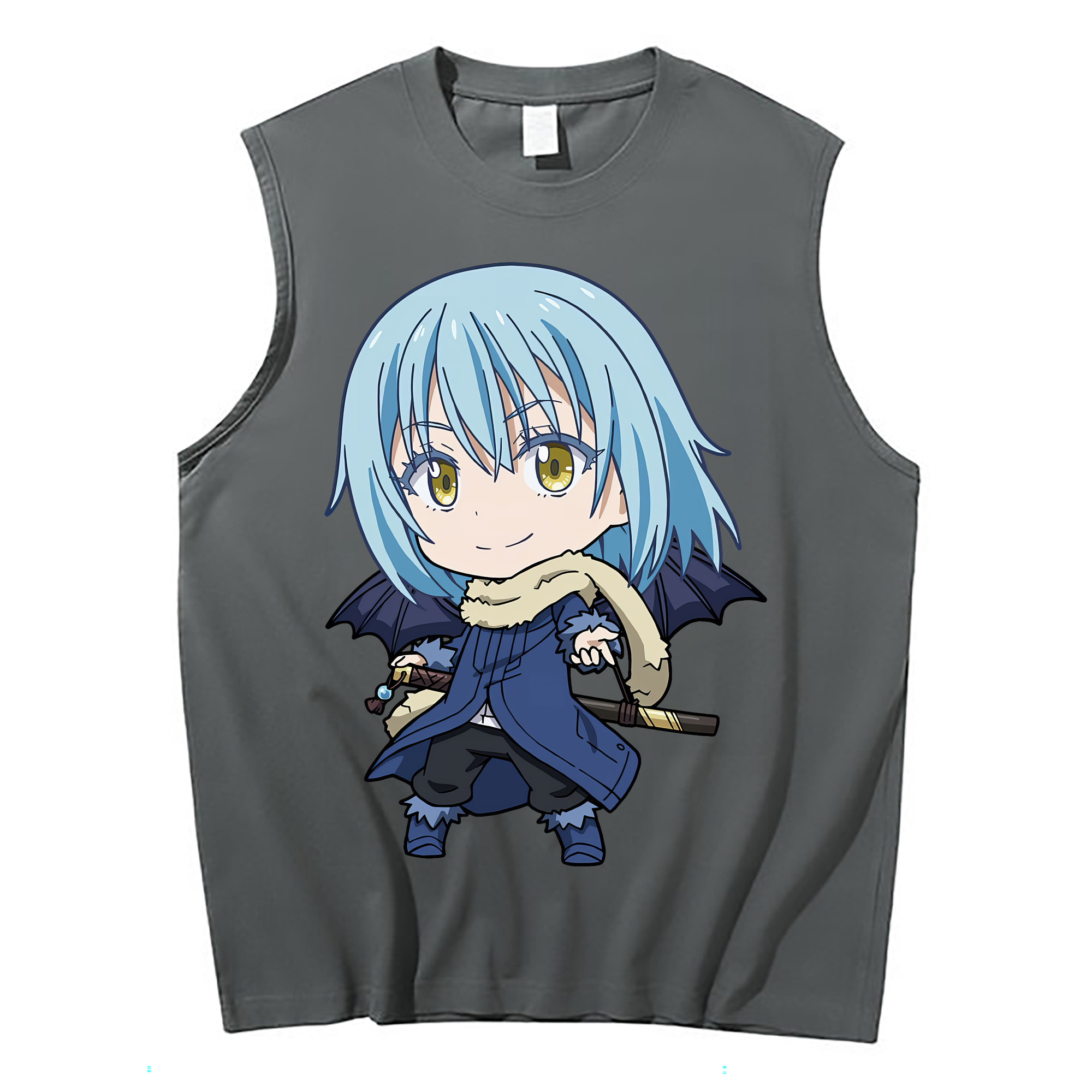 （画像用） 転スラ Regarding Reincarnated to Slime コットン100％タンクトップ（フロントプリント）